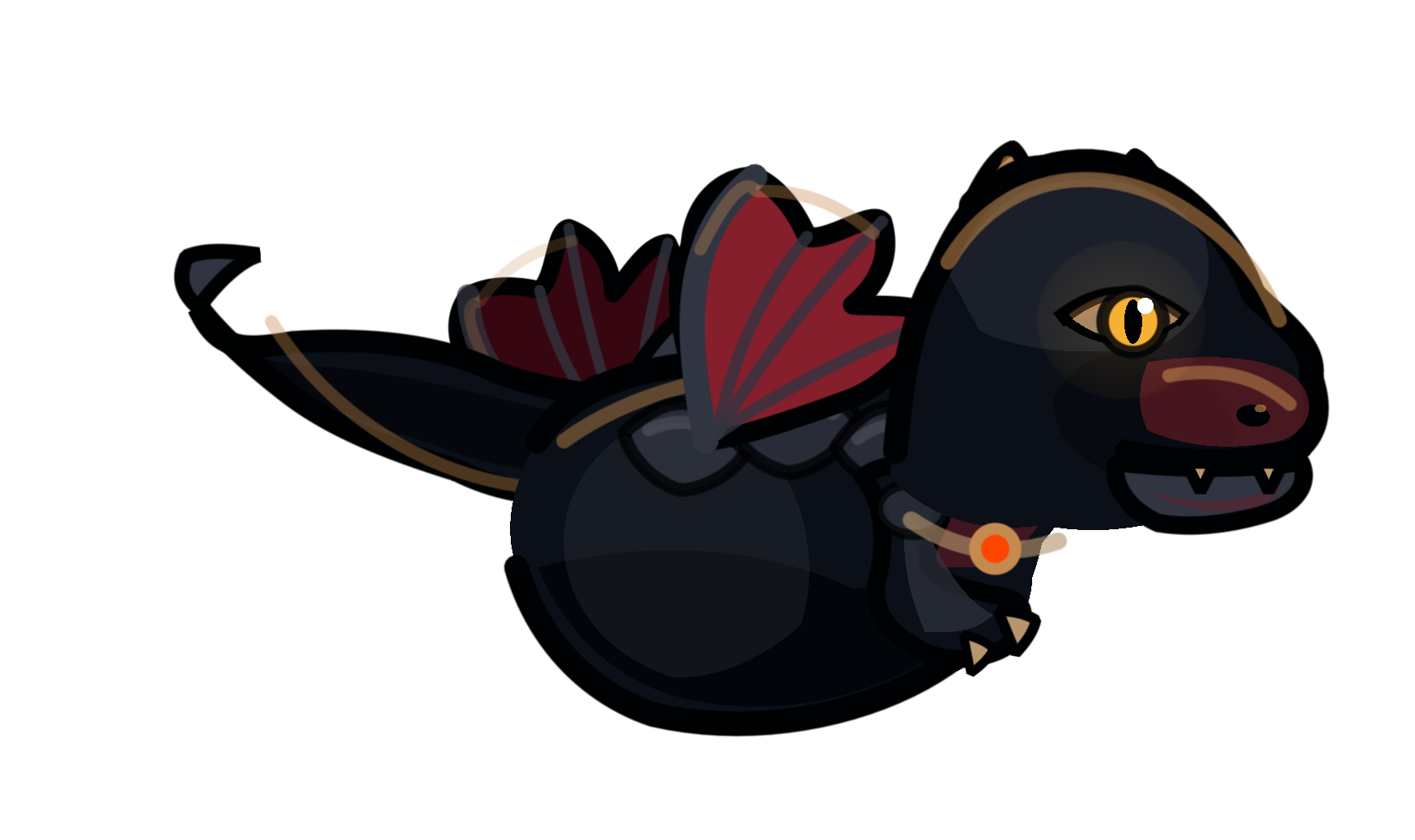 The real Noble Hatchling dragon rendered by Mouse of The Dragon